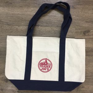 Reusable custom tote shopping bags cotton canvas bag